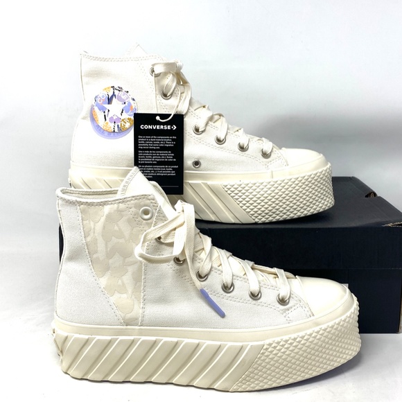 Converse Ctas Lift Platform High Shoe Skate Canvas Women Casual Sneakers A01732C - Picture 10 of 12